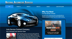 Desktop Screenshot of nationalautomotivewarranty.com