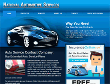 Tablet Screenshot of nationalautomotivewarranty.com